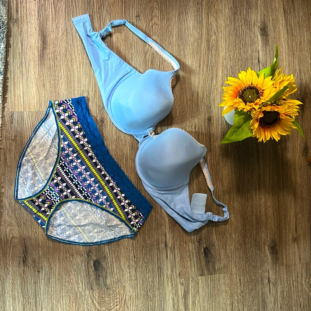 Body by Victoria lined perfect coverage & brief set